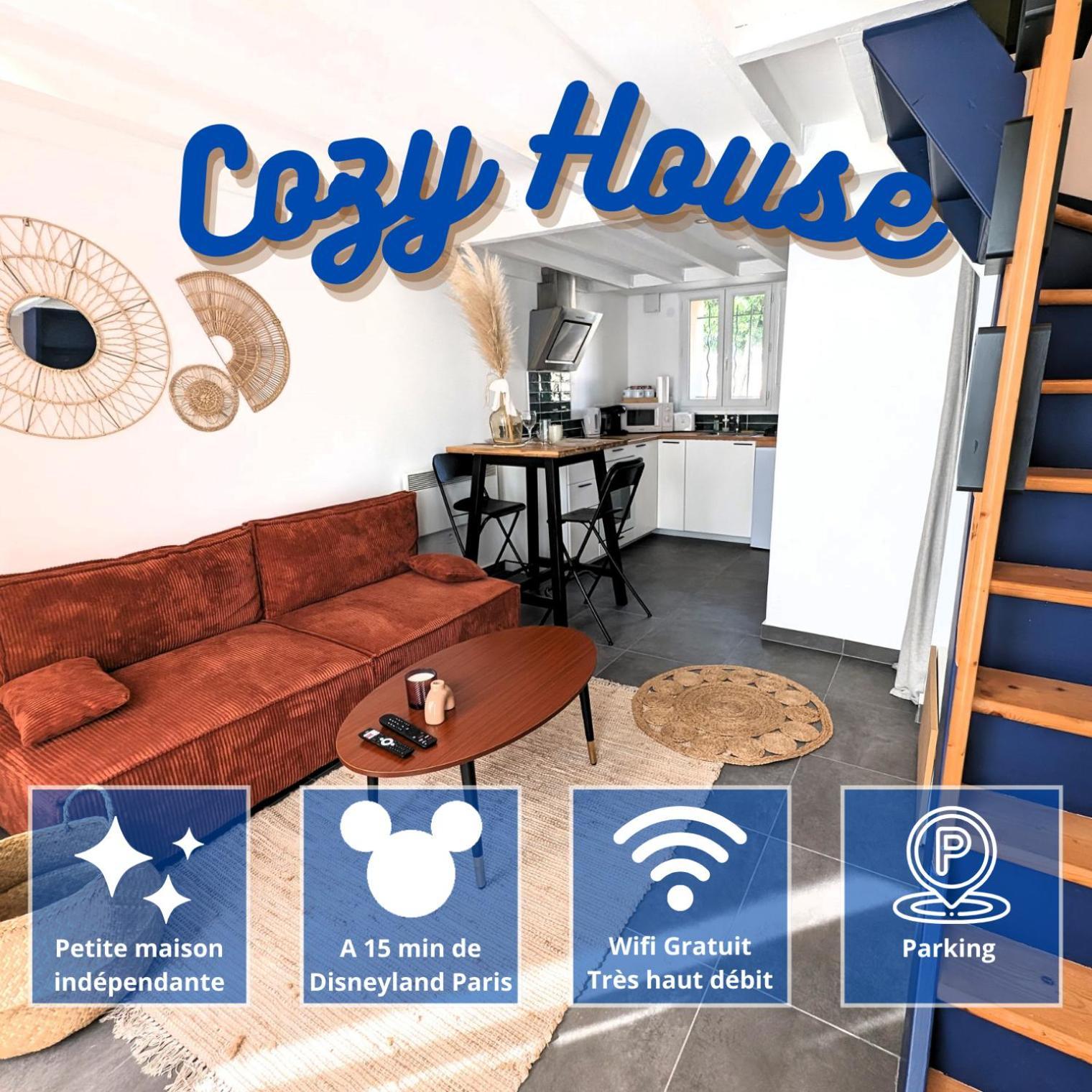 Holiday home Cozy House - 15 Min Disneyland - 2 Parkings - Fibre Nanteuil-les-Meaux